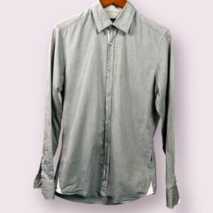 Men's Boss - Hugo Boss Regular Fit Button Down Shirt Blue Size Small